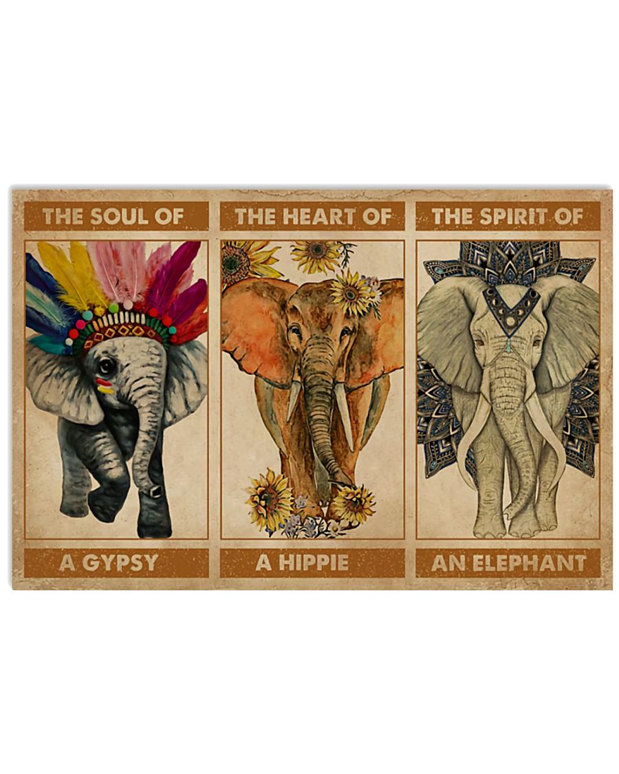 The Soul Of The Gypsy Elephant Poster Poster Print, Canvas Print Wall Art, Canvas Poster Wall Decor