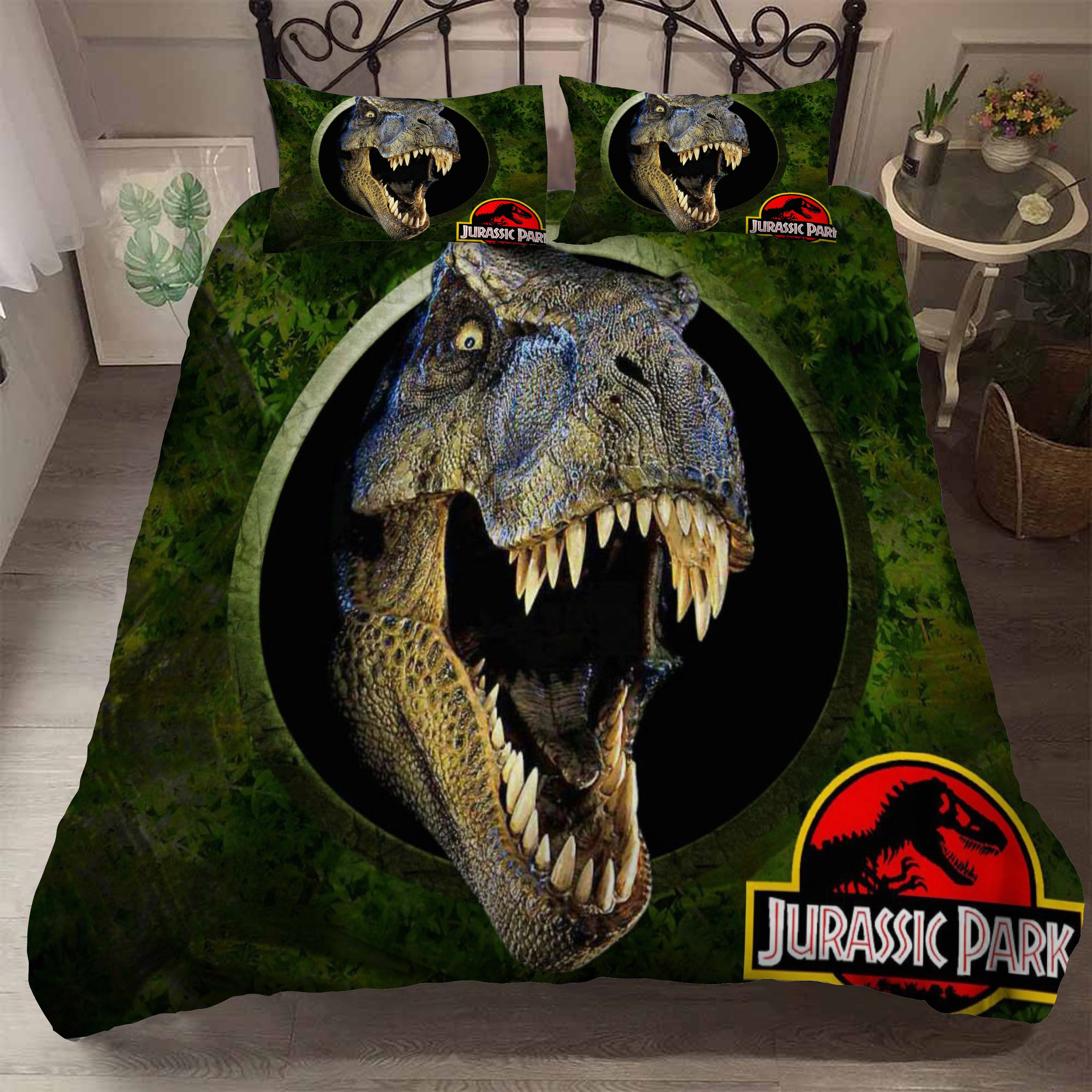 3D Animal Skeleton Jurassic Park Quilt Cover Set Bedding Set Duvet Cover Pillowcases 16