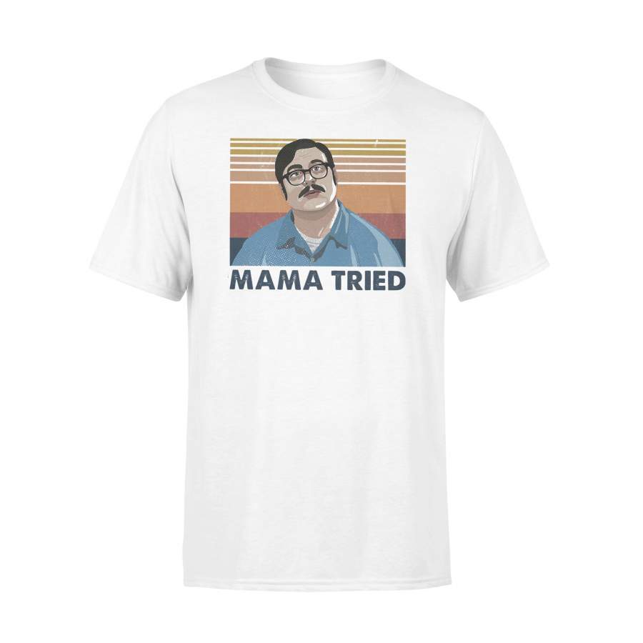 True Crime Mama Tried Vintage Retro T-shirt