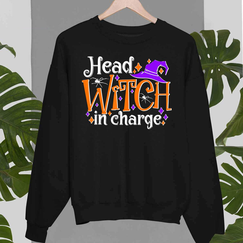 Hat Scary Halloween Night Sweatshirt All Over Print Sweatshirt For Women Sweatshirt For Men