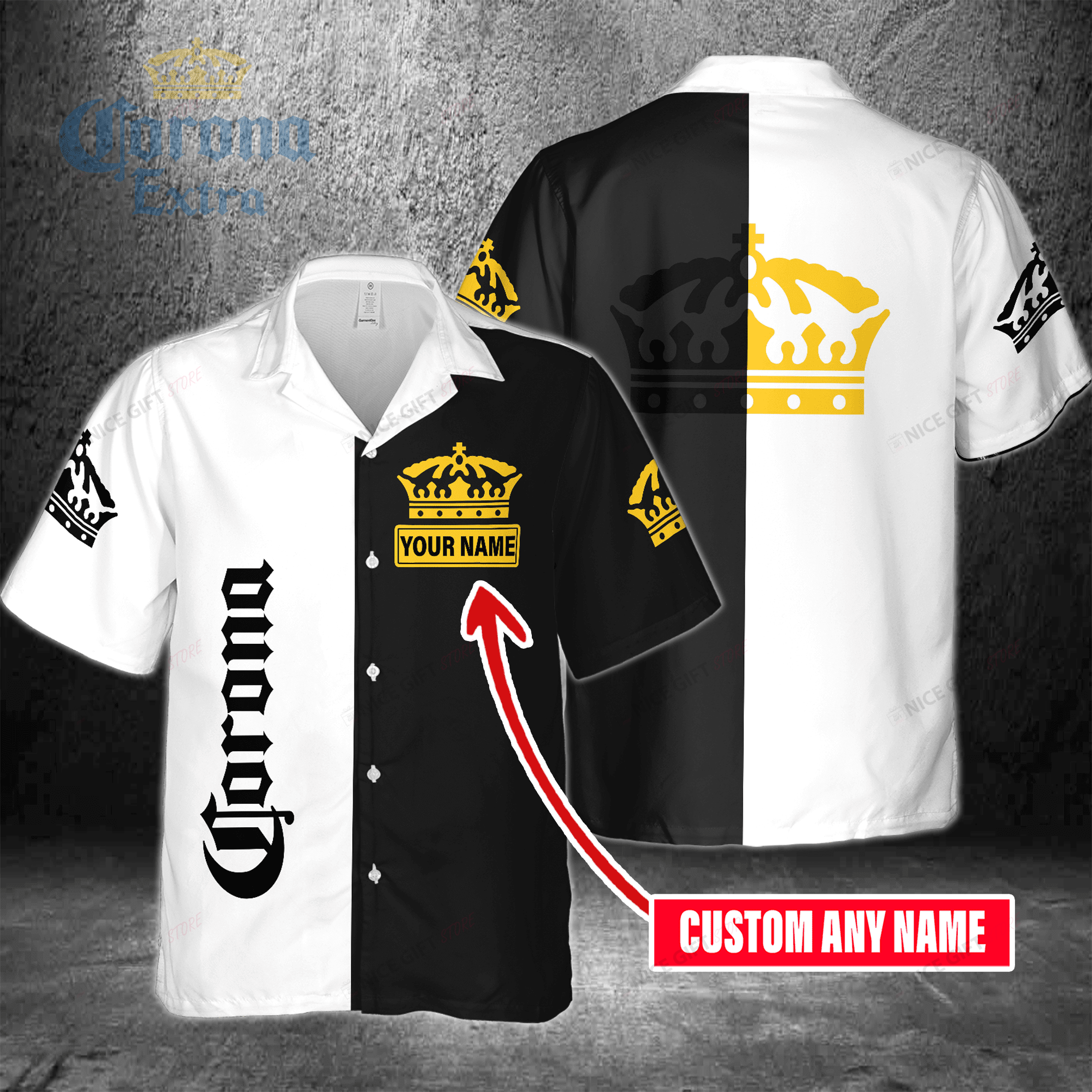 Corona Extra Custom Name Hawaiian Shirt 3Hs-S7N0