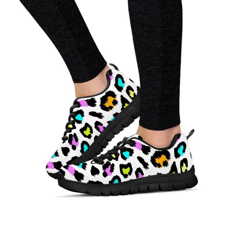 White Leopard Women’s Sneakers