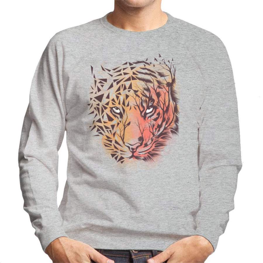 Geometric Tiger Men’s Sweatshirt