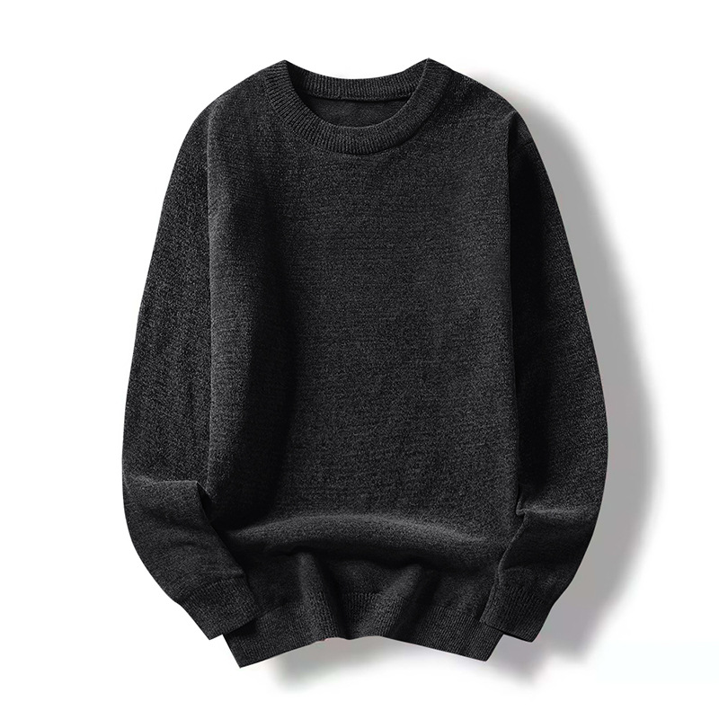 Winter 8xl 7xl 6xl Men’s Knitted Sweater Solid Black Pullovers New Arrival Male Casual Oversized Plus Size Mens Designer Clothes alx