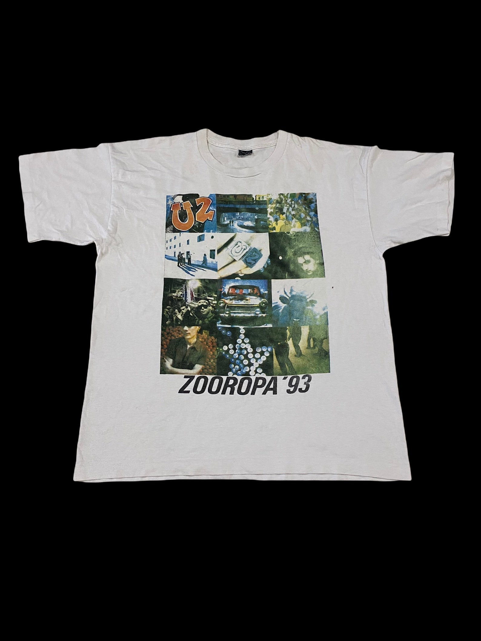 Vintage U2 Zooropa 93 Band Tour Shirt