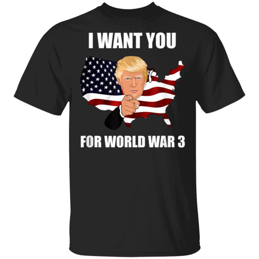 I Stand With My President For World War 3  War Draft Iran TShirt