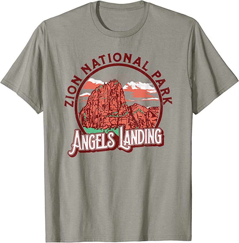 Angels Landing Zion National Park Vintage Graphic T-Shirt