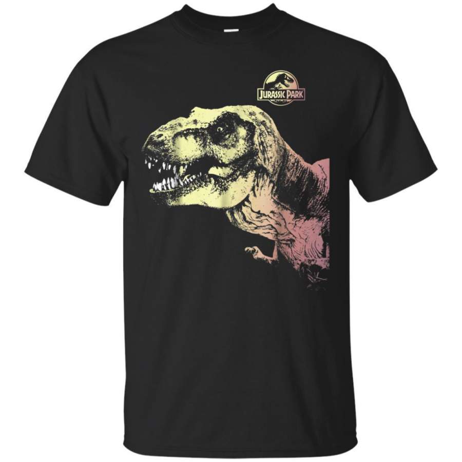 AGR Jurassic Park Trex Sunset Color Fil In Graphic Tshirt Jaq T-shirt