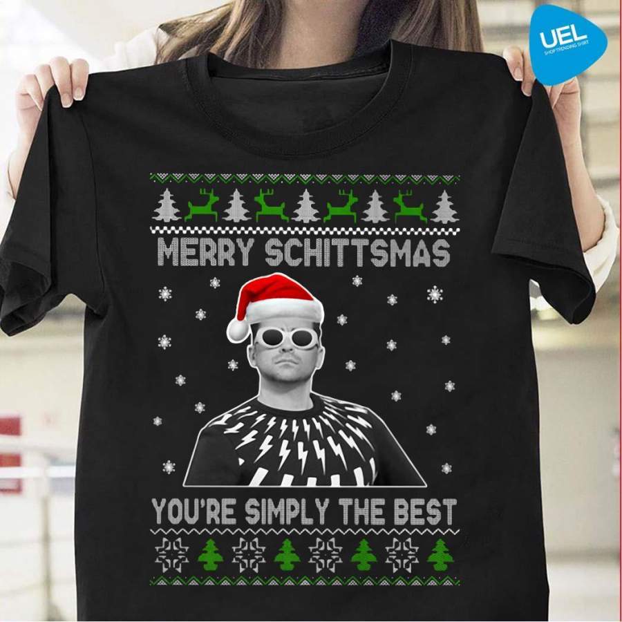 Merry Schittsmas You’re Simply The Best Ugly Christmas Sweater Shirt By Vevotee Store