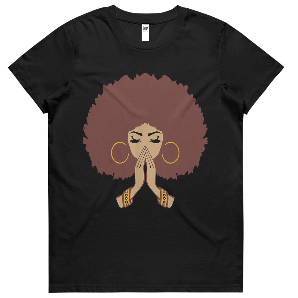 Living My Best Life Black Girl Magic Melanin Afro Queen Gift Womens Tshirts