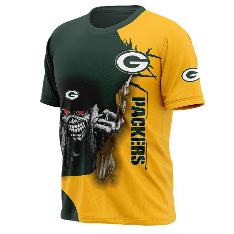 Iron Maiden Green Bay Packers T Shirt For Men