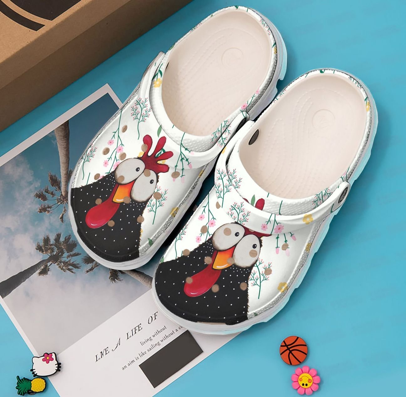 Chicken Personalized Clog, Custom Name, Text, Color, Number Fashion Style For Women, Men, Kid, Print 3D Lovely Chicken