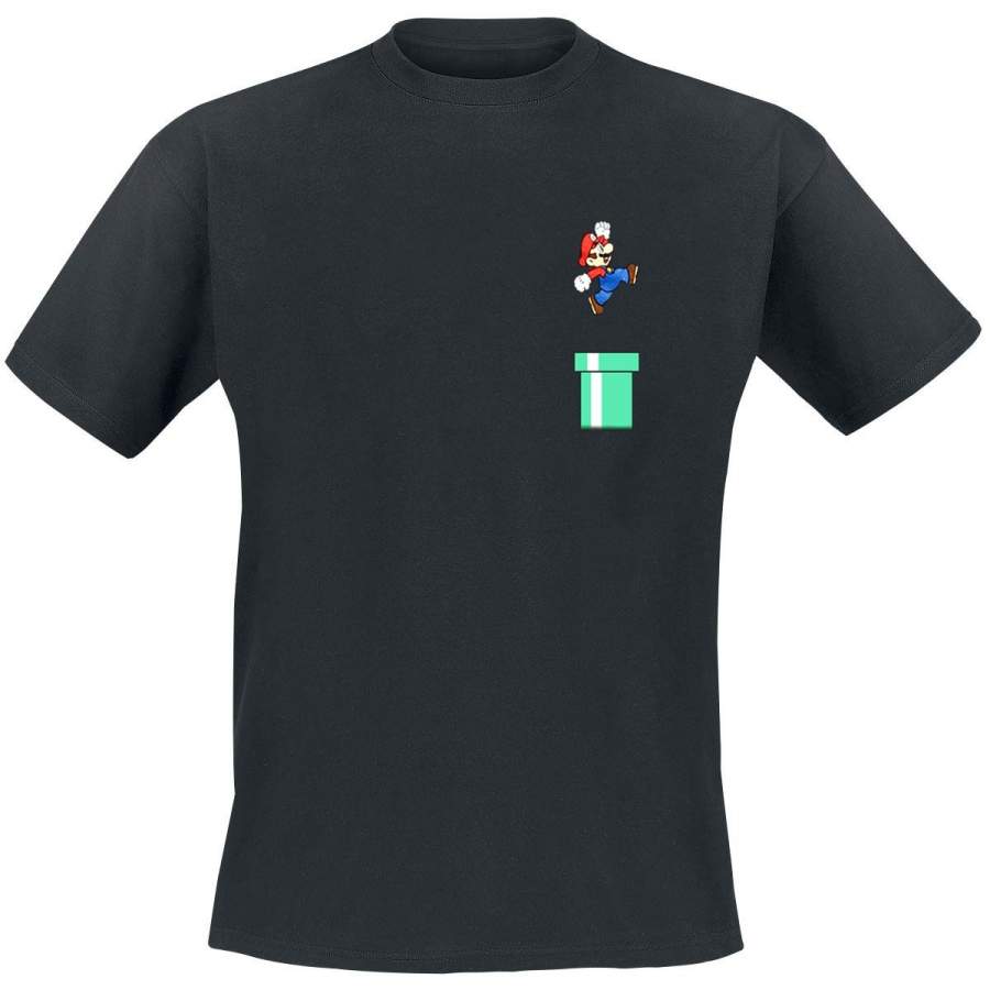 Super Mario Bros. Pipe Pocket T-Shirt