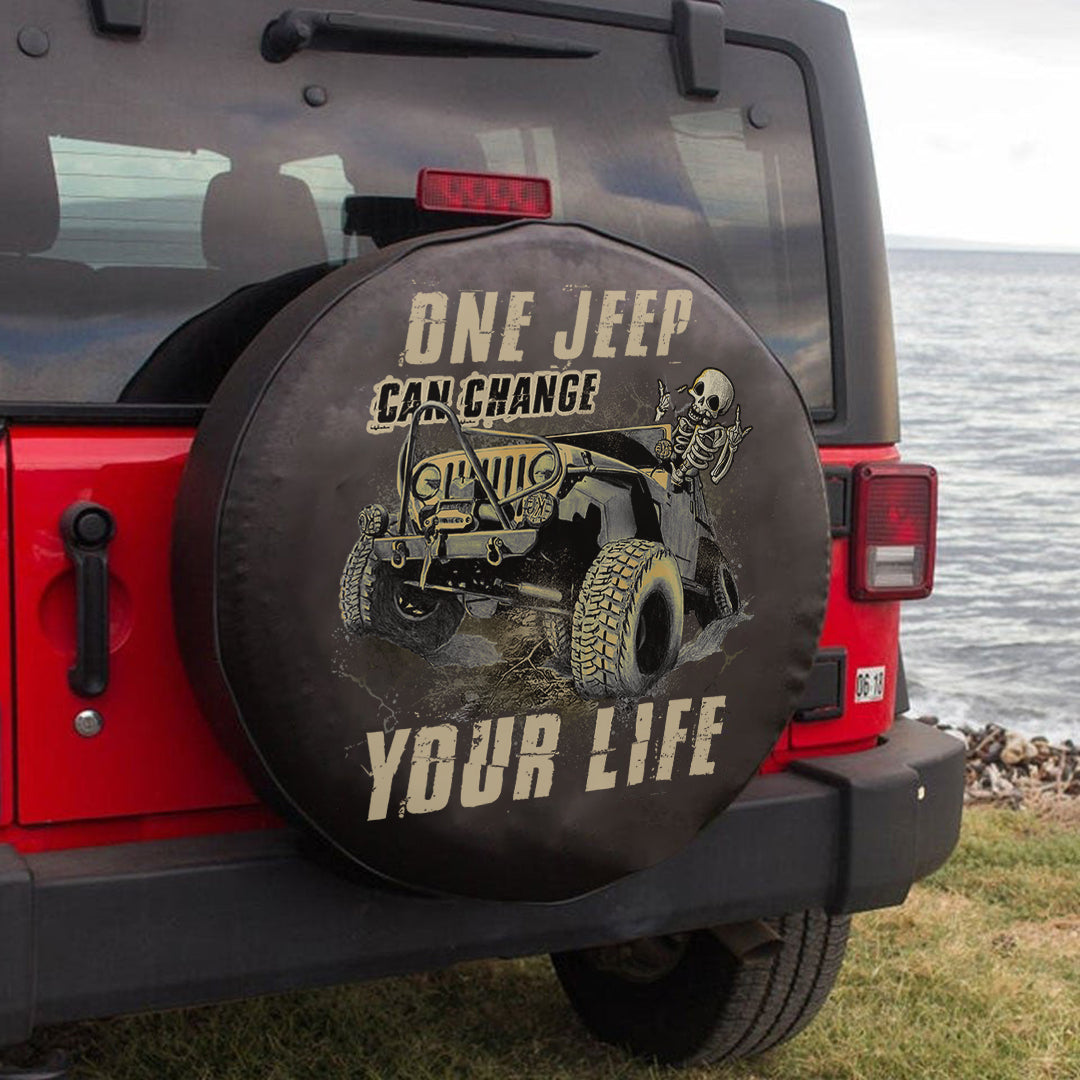 Jeep One Jeep Can Change Your Life Spare Tire Cover Lt11