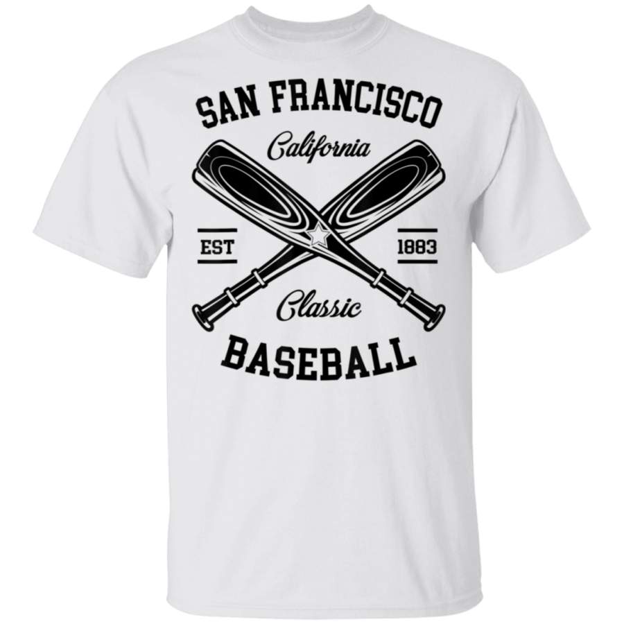 Design_San Francisco Baseball Vintage Retro California Gift TShirt