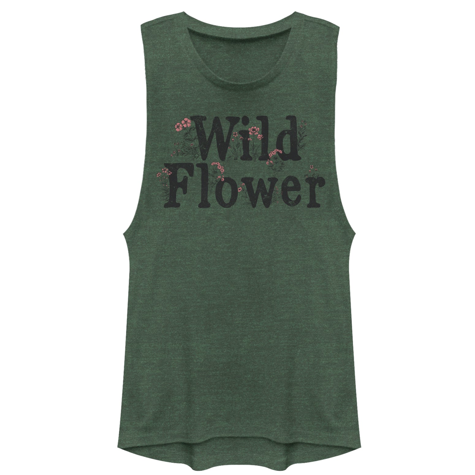 Chin Up Junior’S Wild Flower  Festival Muscle Tee