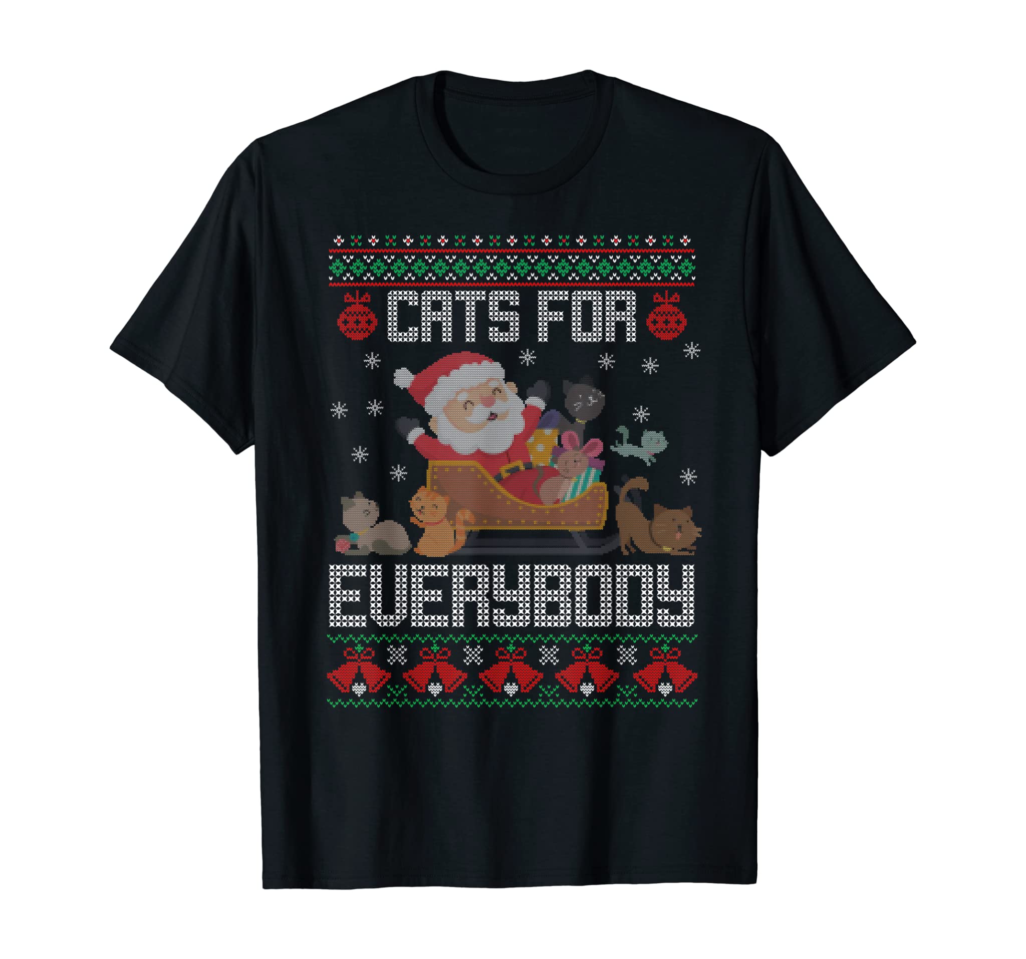 Cats For Everybody Christmas Cute Cat Lover Ugly Sweater