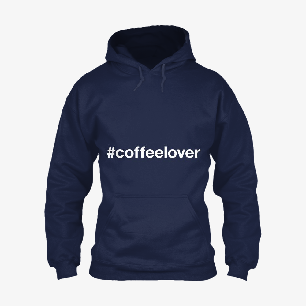 Hashtag Coffeelover, Coffee Classic Hoodie