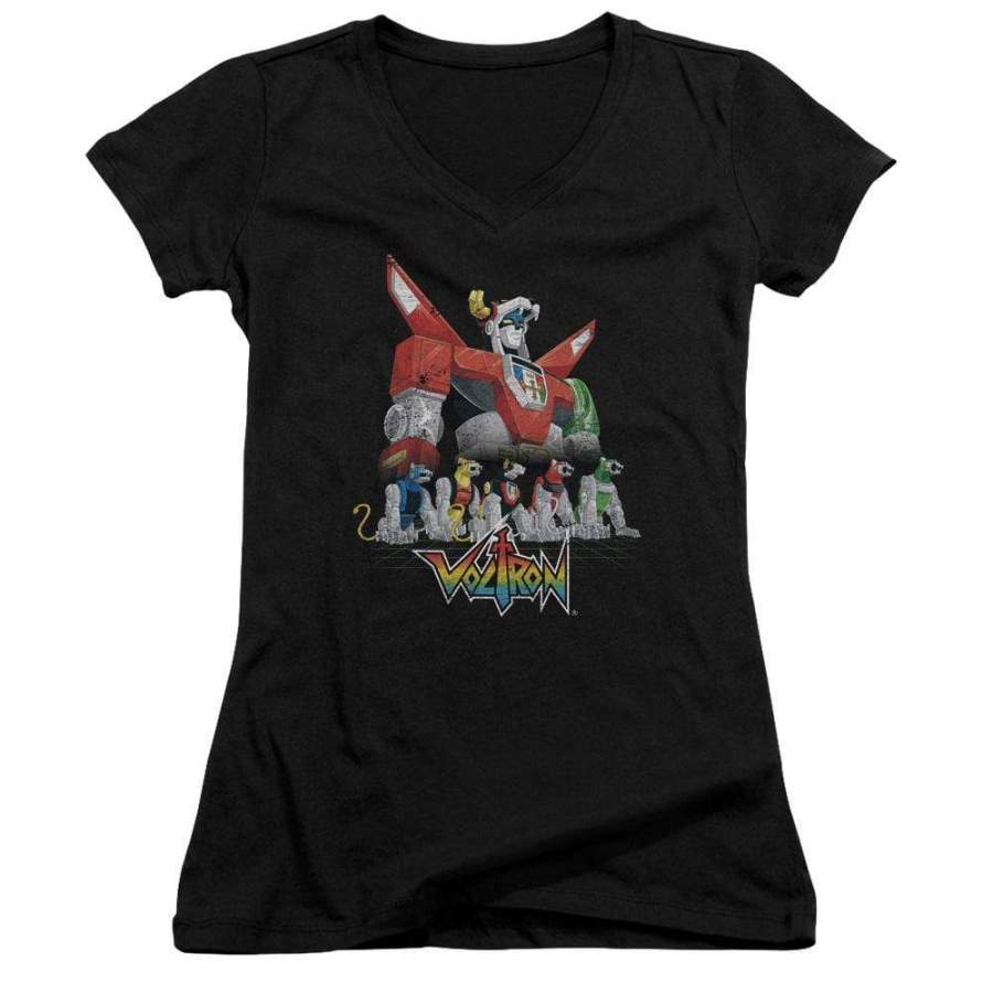 Voltron Lions Juniors V-Neck T-Shirt