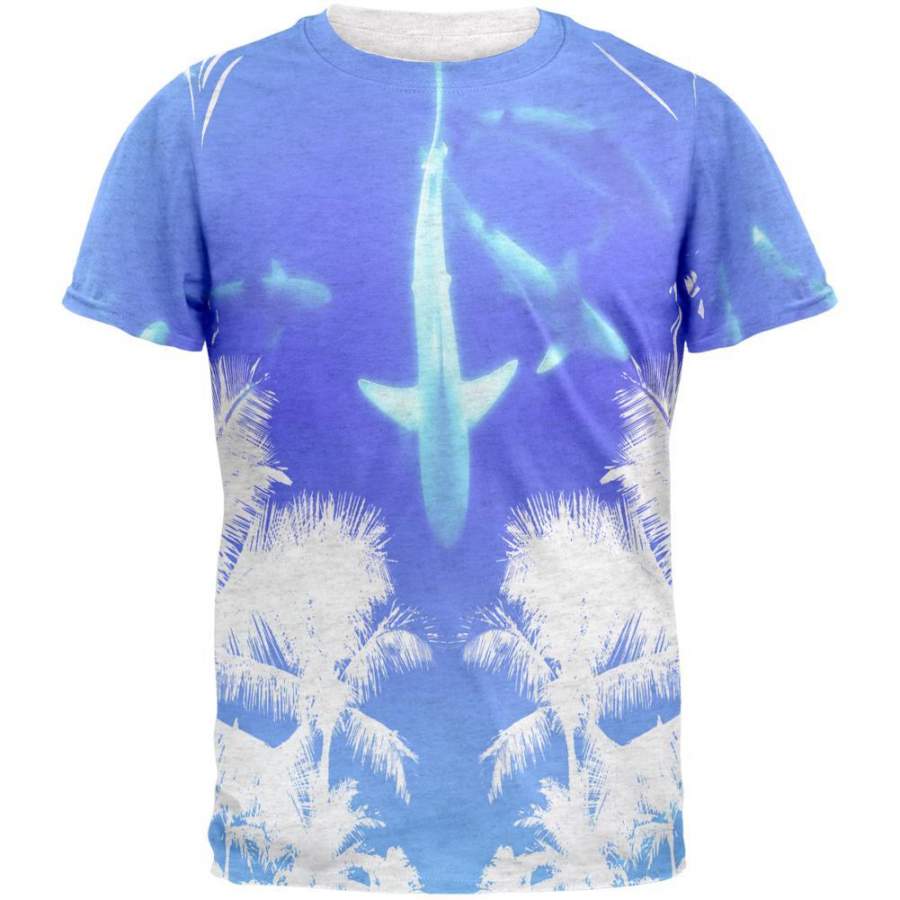 Summer Shark Beach Party Mens T Shirt