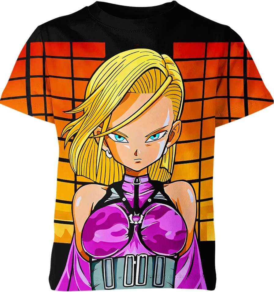 Android 18 Dragon Ball Z Shirt