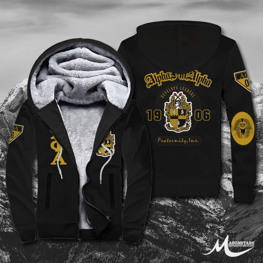 Alpha Phi Alpha Fleece Zip Hoodies 211020193