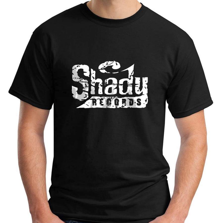 New Shady Records Hip Hop Music Symbol Eminem Black Men’s T-Shirt S-3XL