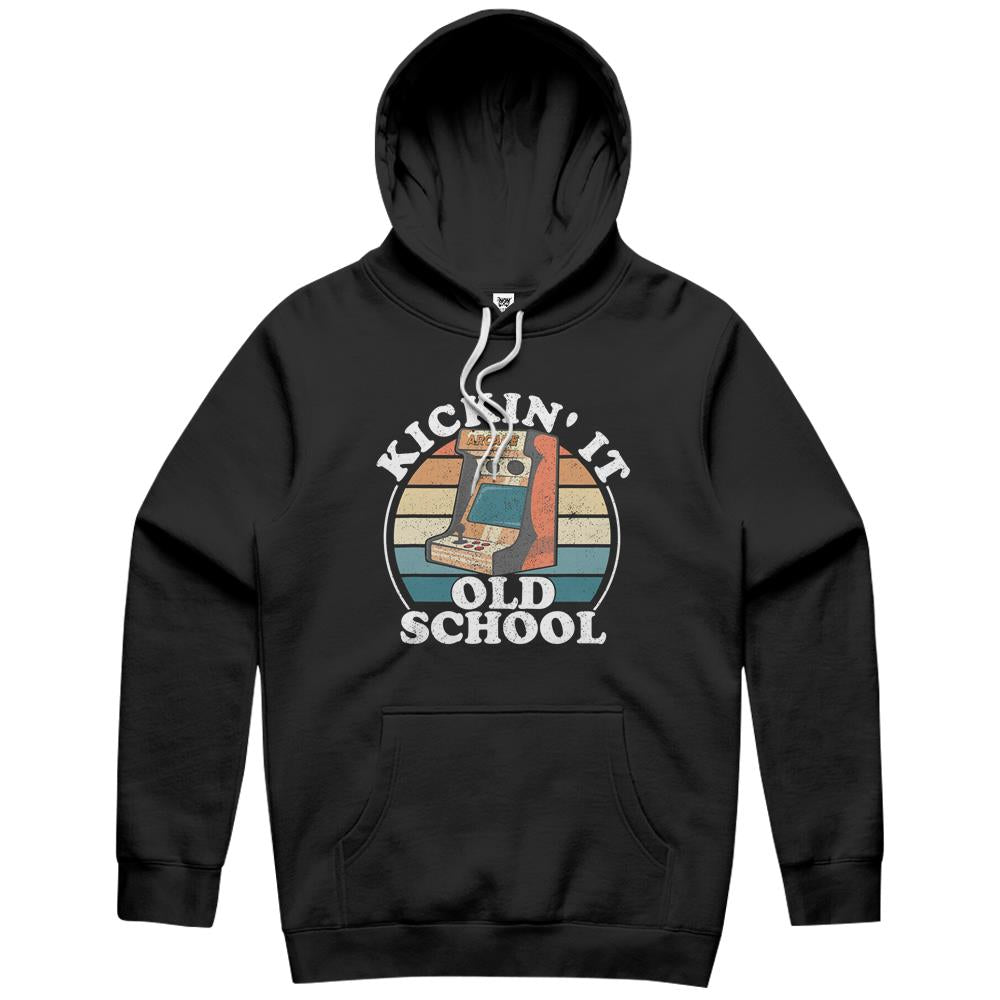 Kickin It Old School Retro 80S Arcade Game Video Gaming Gift Hoodie