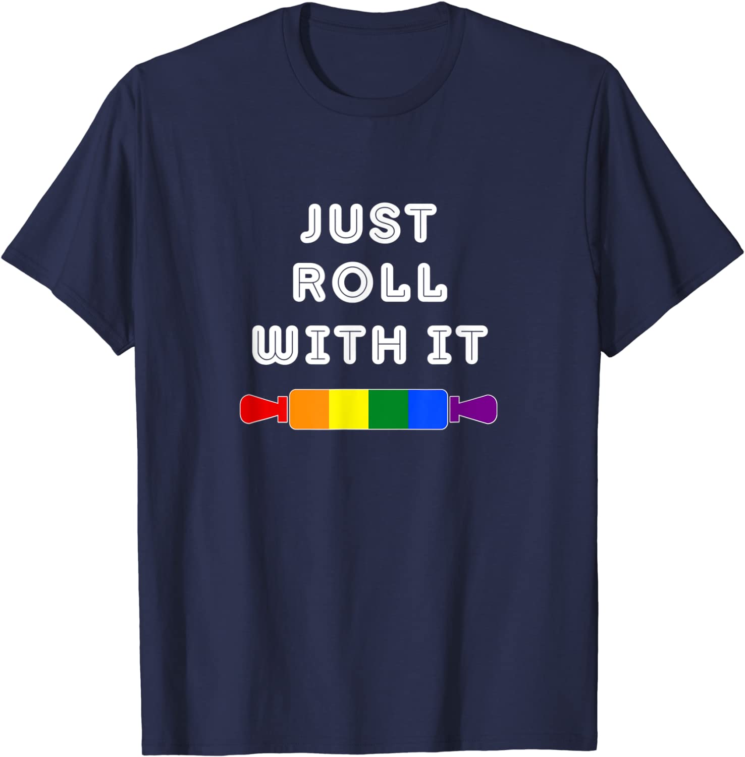 Baking Gay, Baking Lesbian Shirt, Funny Gay Baking Pride Shrit, Just Roll With It