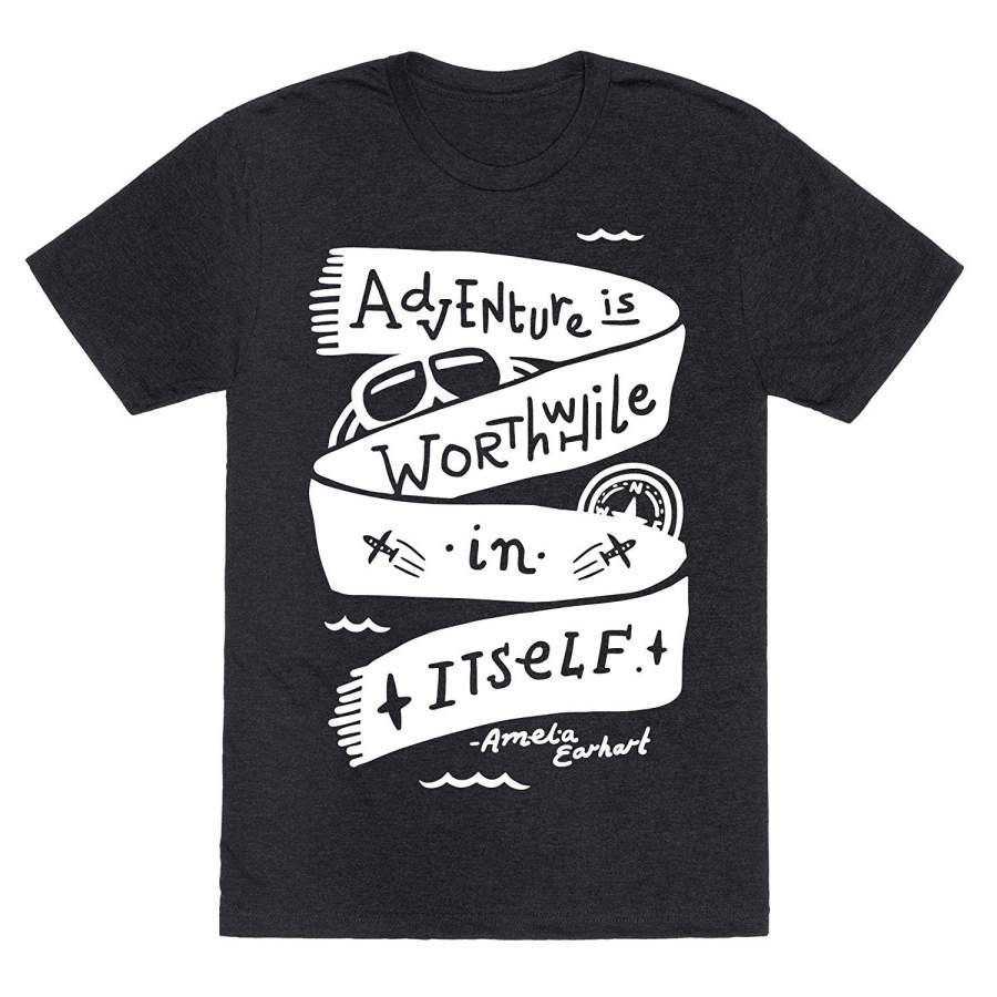 Adventure Is Worthwhile In Itself Mens Short Sleeve T-Shirt