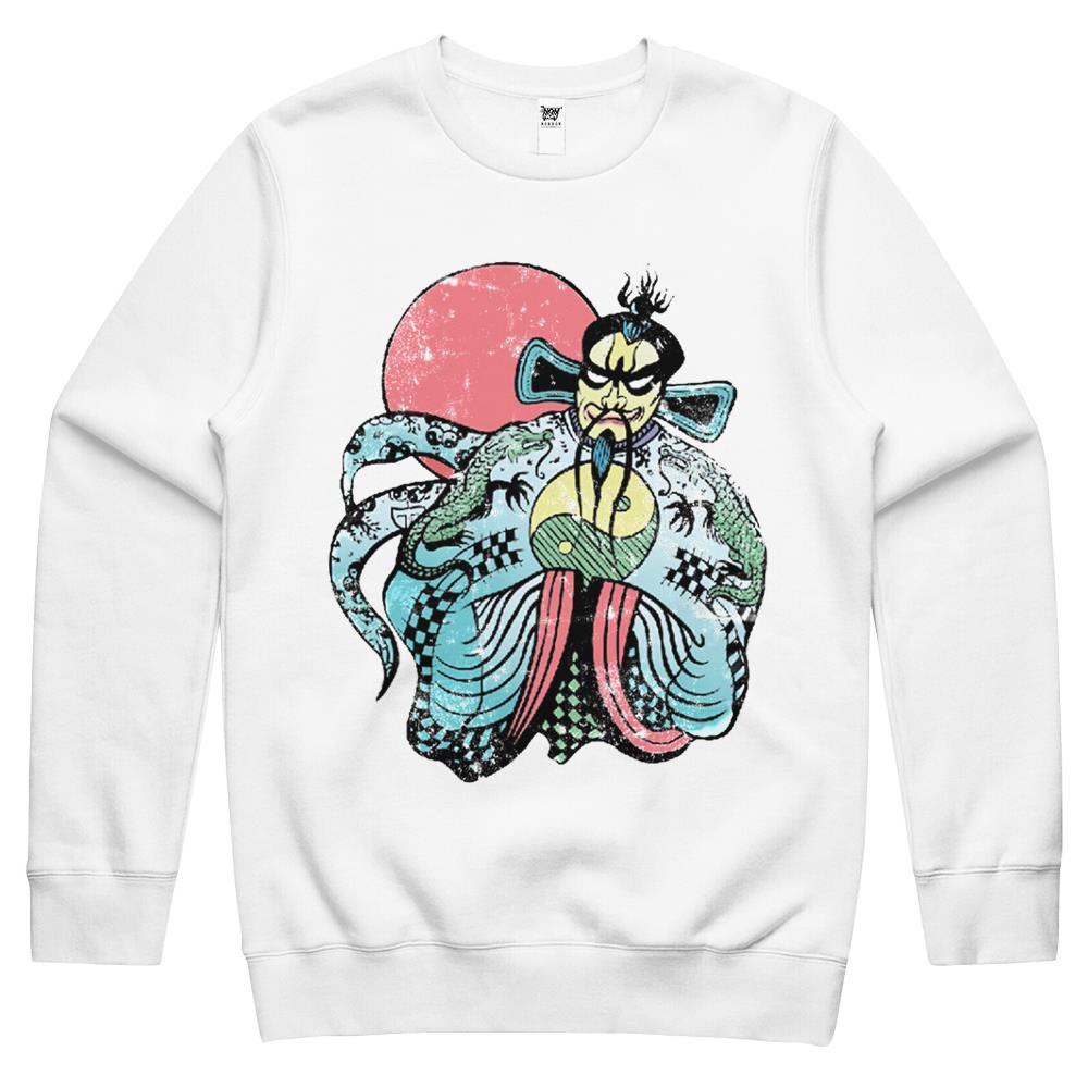 It’S All In The Reflexes – Distressed Crewneck Sweatshirt