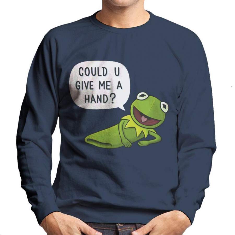 The Muppets Kermit The Frog Give Me A Hand Men’s Sweatshirt