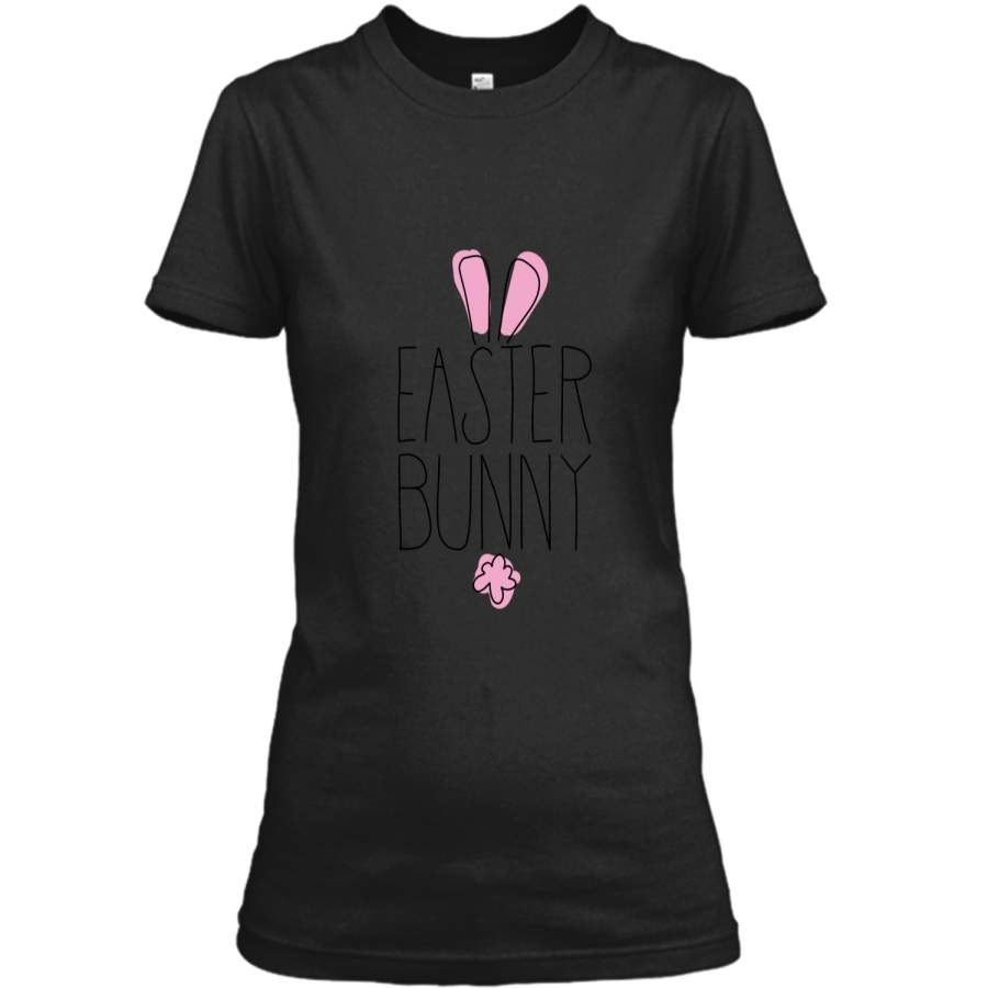 Cute Easter Bunny T-Shirt1 Ladies Custom