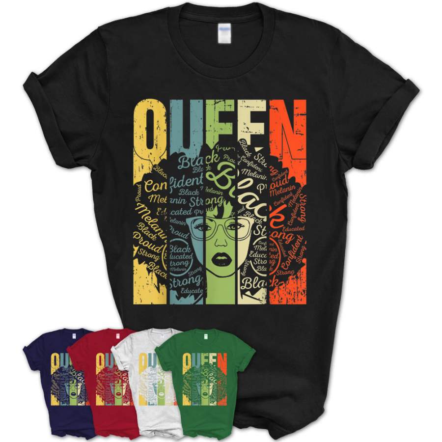 African American Shirt For Educated Strong Black Queen T-Shirt – Teezou Store