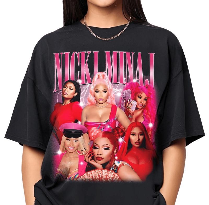 Nicki Tshirt Unisex Cotton Graphic Tee Hip Hop Fan Gift – Crewneck, Classic
