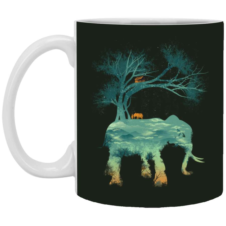 The Tree Of Life Elephant Pullover Mug