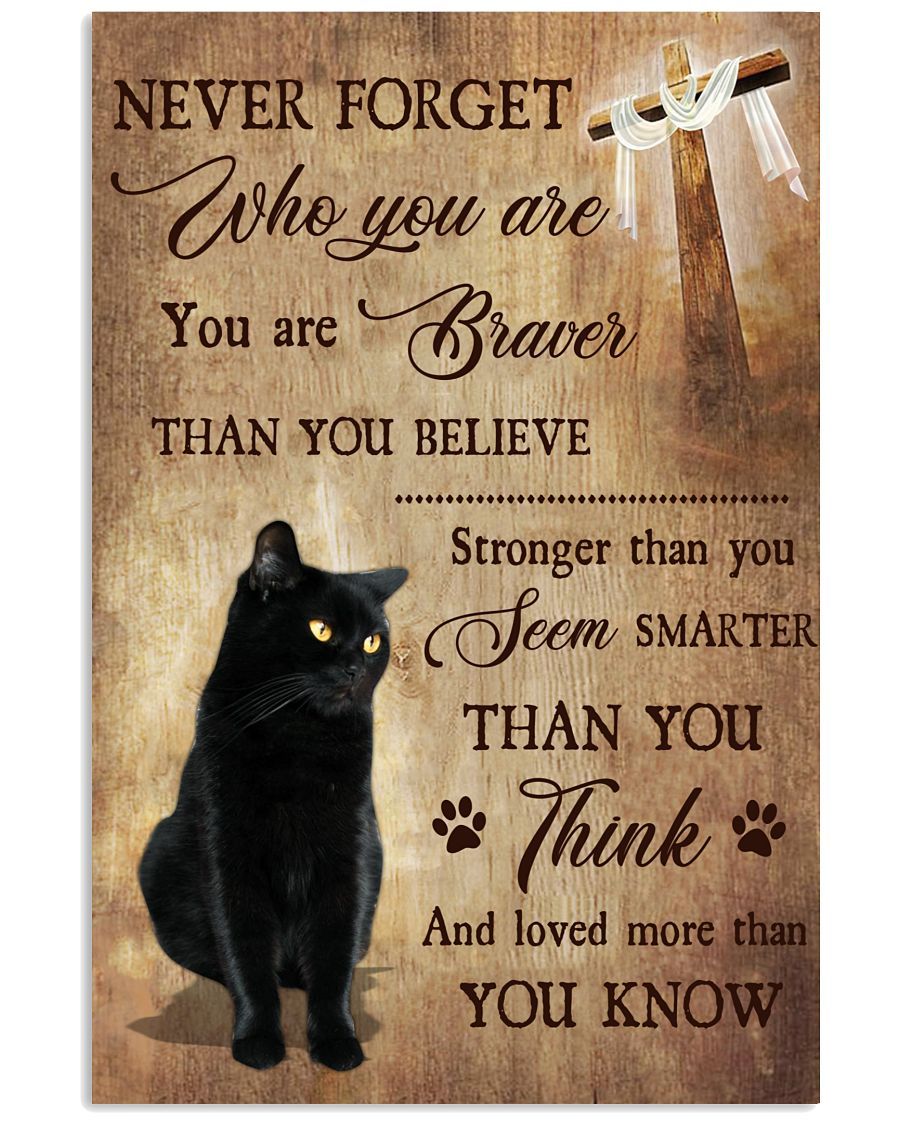 Never Forget Who You Are Easter Canvas And Poster | Wall Decor Visual Art