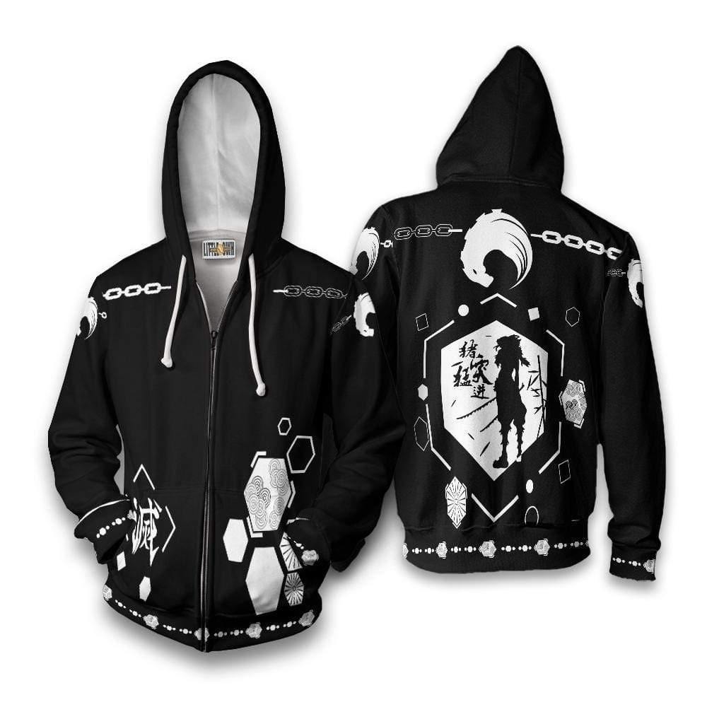 Inosuke Hashibira Hoodie Demon Slayer Anime Casual Cosplay Costumes