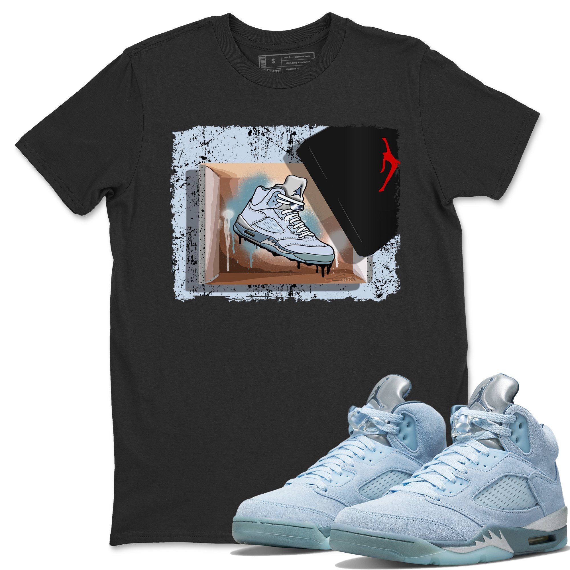 New Kicks T-Shirt – Air Jordan 5 Blue Bird