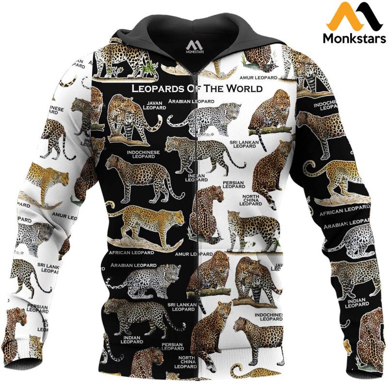 Animal Leopards Of The World Y910 Hoodie