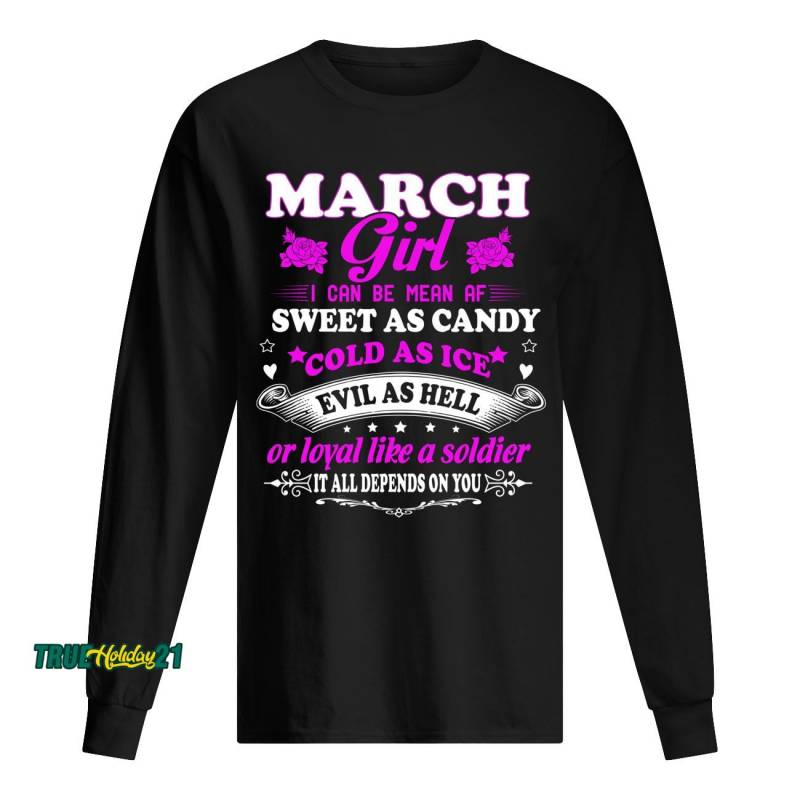 SWEET AS CANDY – MARCH SHIRT Men’s Long Sleeved T-Shirt