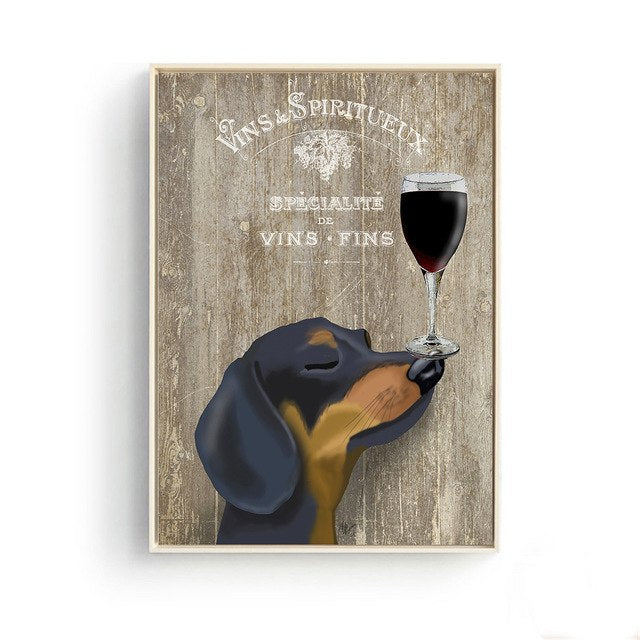 Do You Love Wine Canvas Poster