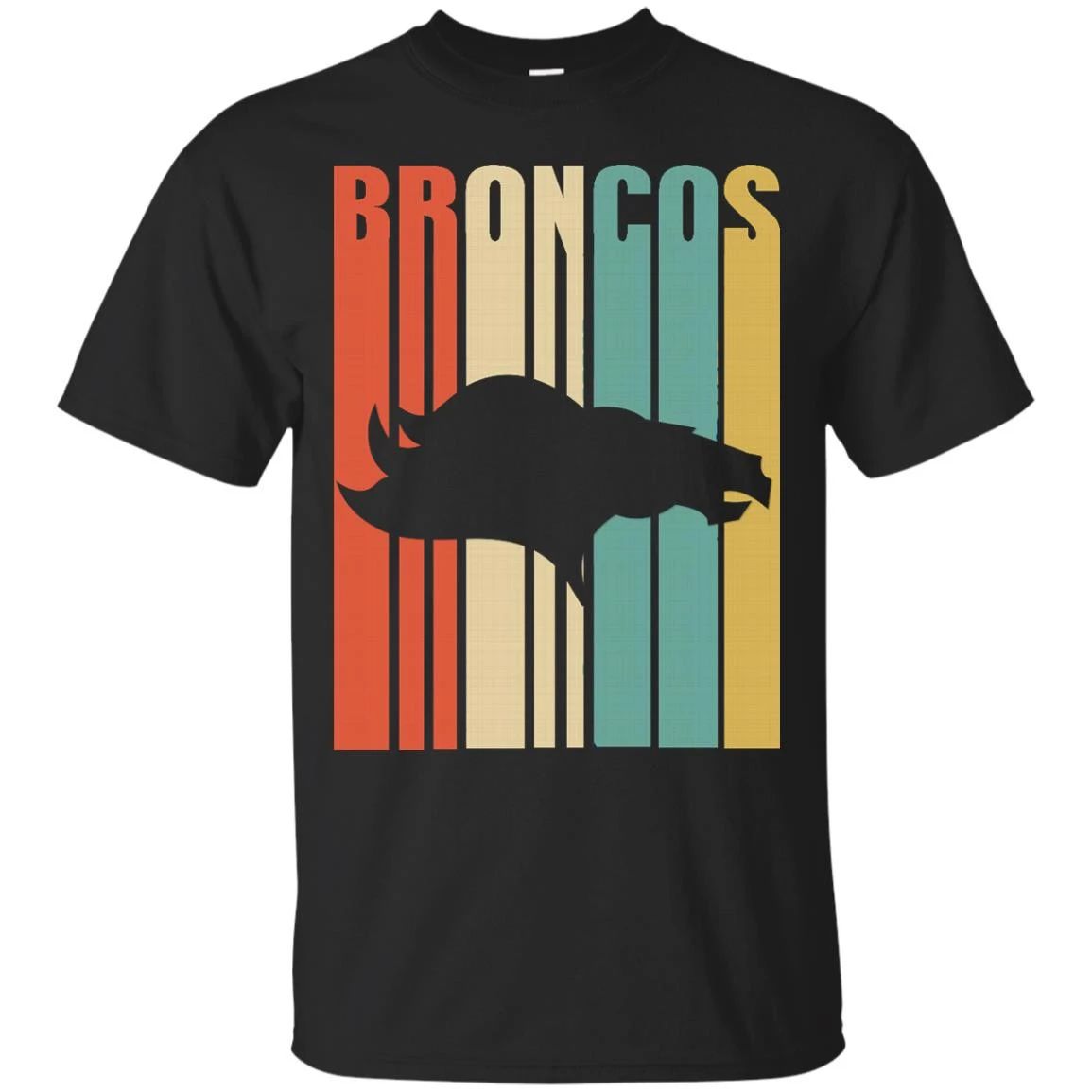 Denver Broncos Line Color T Shirt