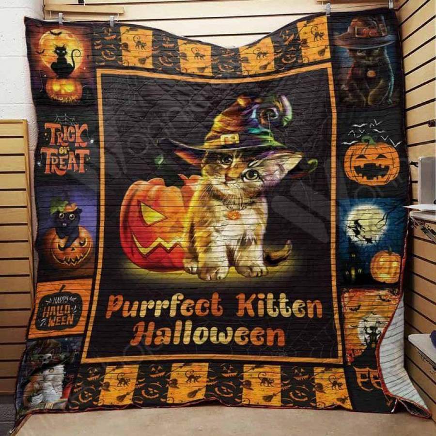 PHT1709 – Halloween – Perfect Kitten – Quilt