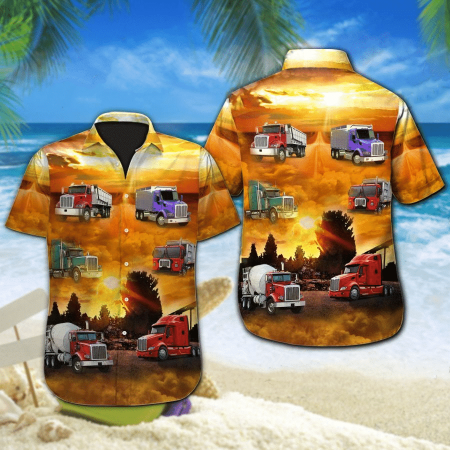 Trucker Hawaiian Shirt Ha95772