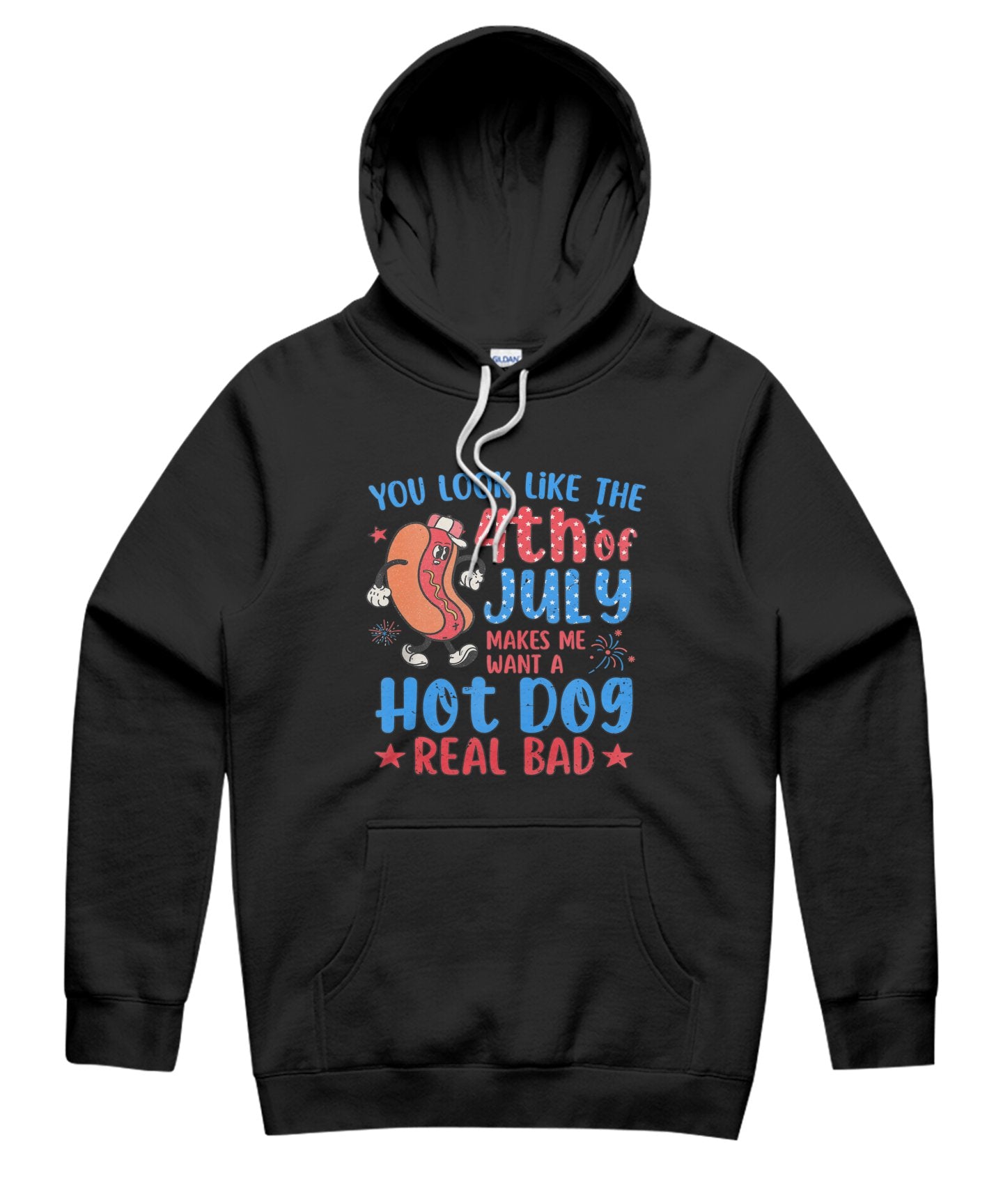 You Look Like 4Th Of July Makes Me Want A Hot Dog Real Bad Tank Top Unisex Hoodie