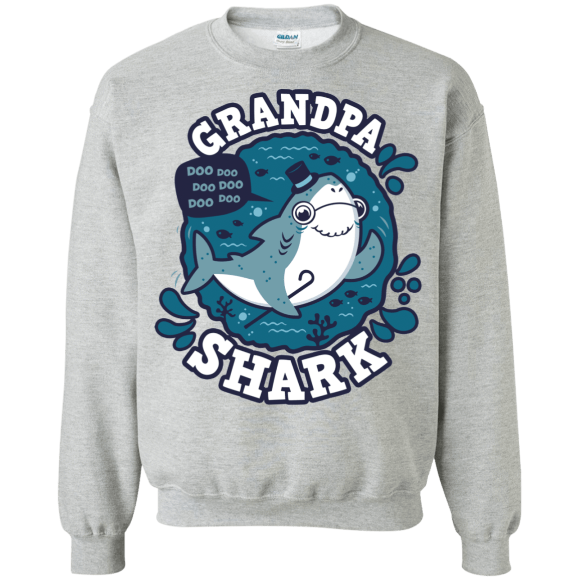 Shark Family Trazo – Grandpa Crewneck Sweatshirt