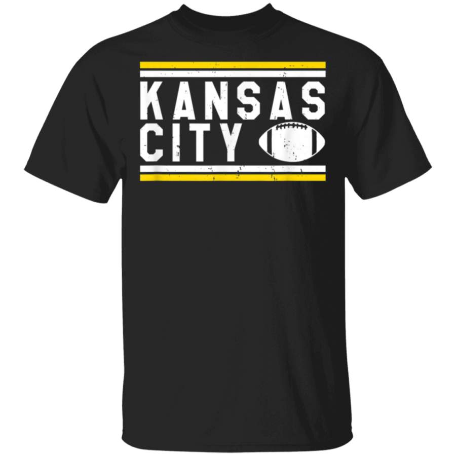 Vintage Kansas City Retro Football Graphic TShirt