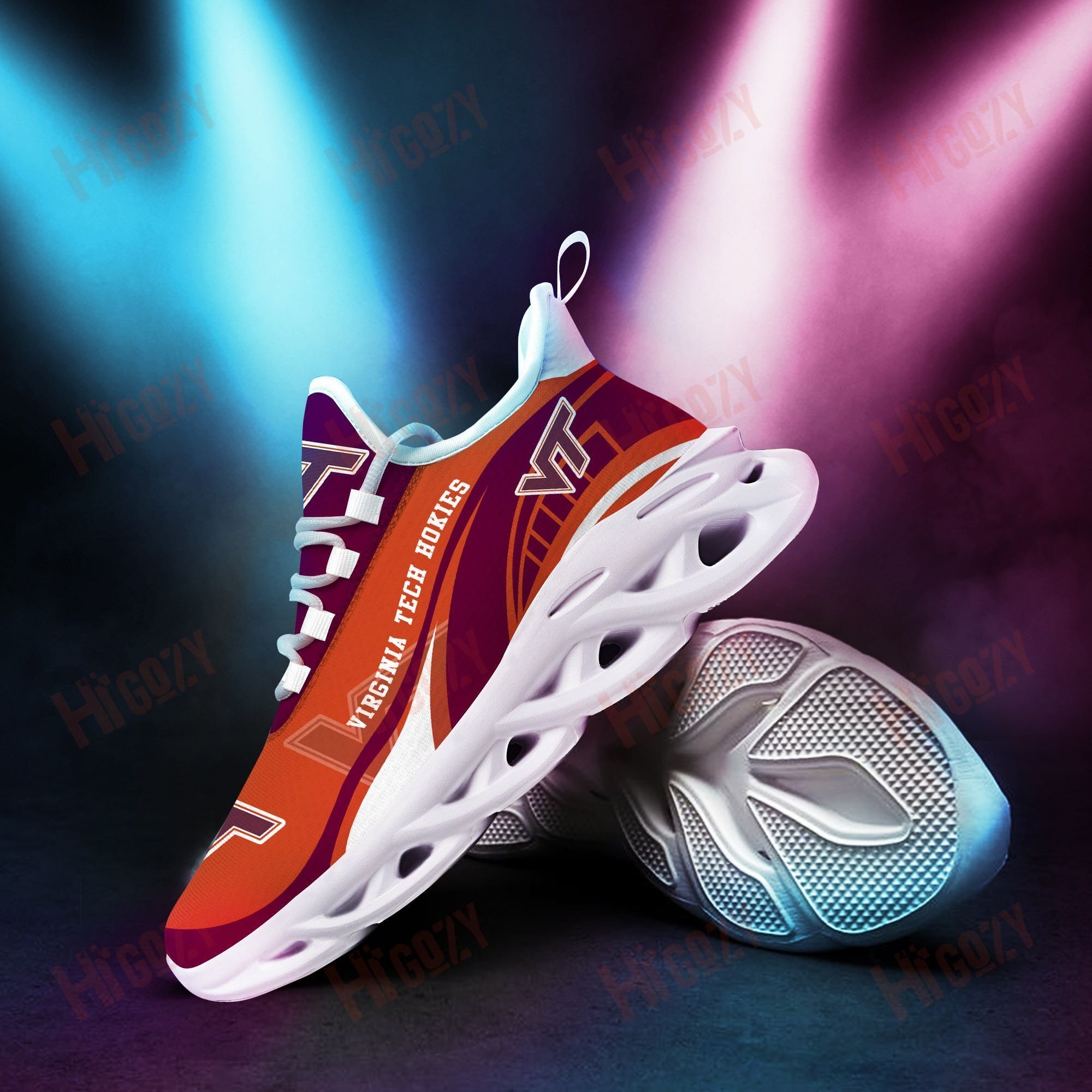 Virginia Tech Hokies 3D Clunky Sneaker New Trending 2021 Summer N1642