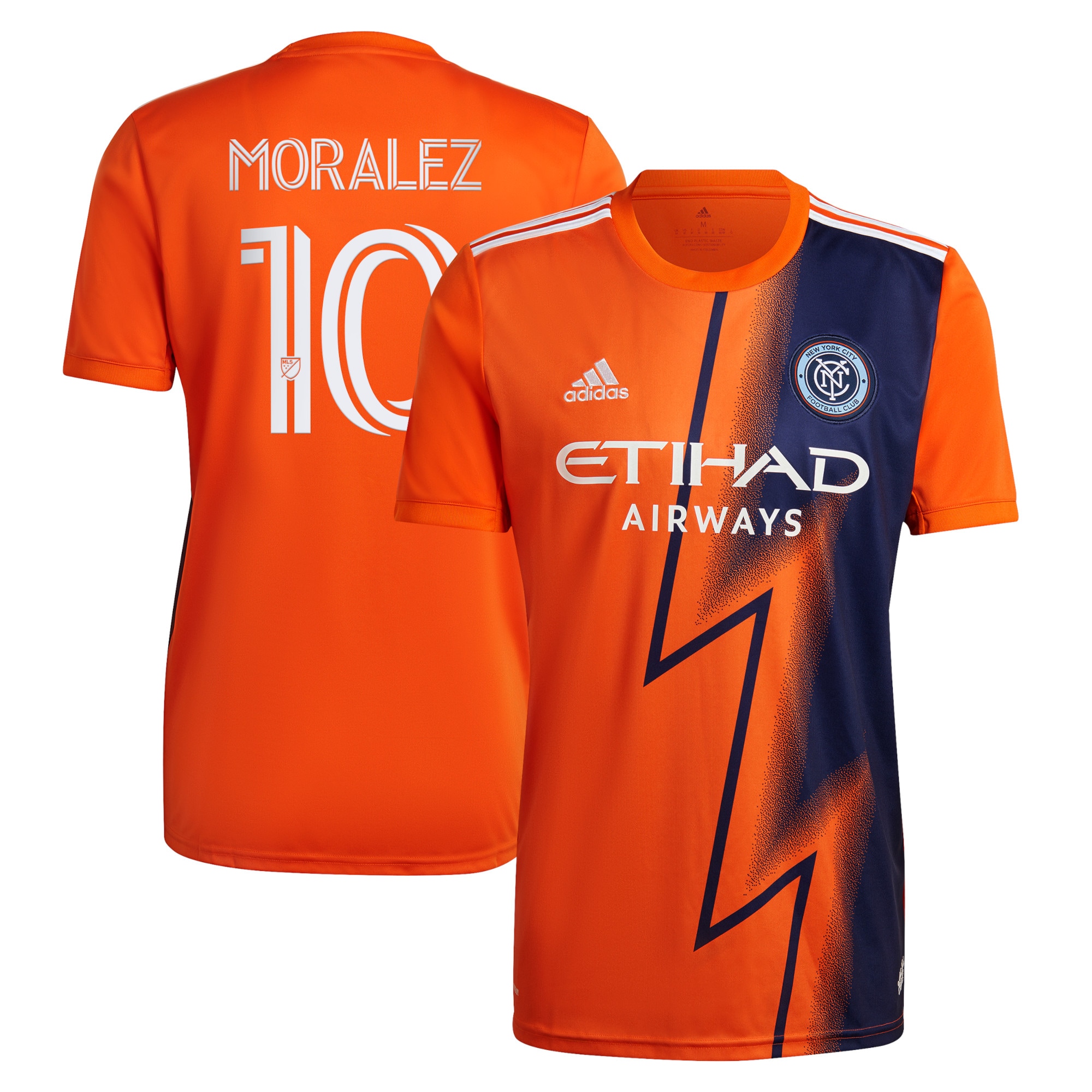 Maximiliano Moralez New York City FC 2022 The Volt Kit Replica Player Jersey – Orange